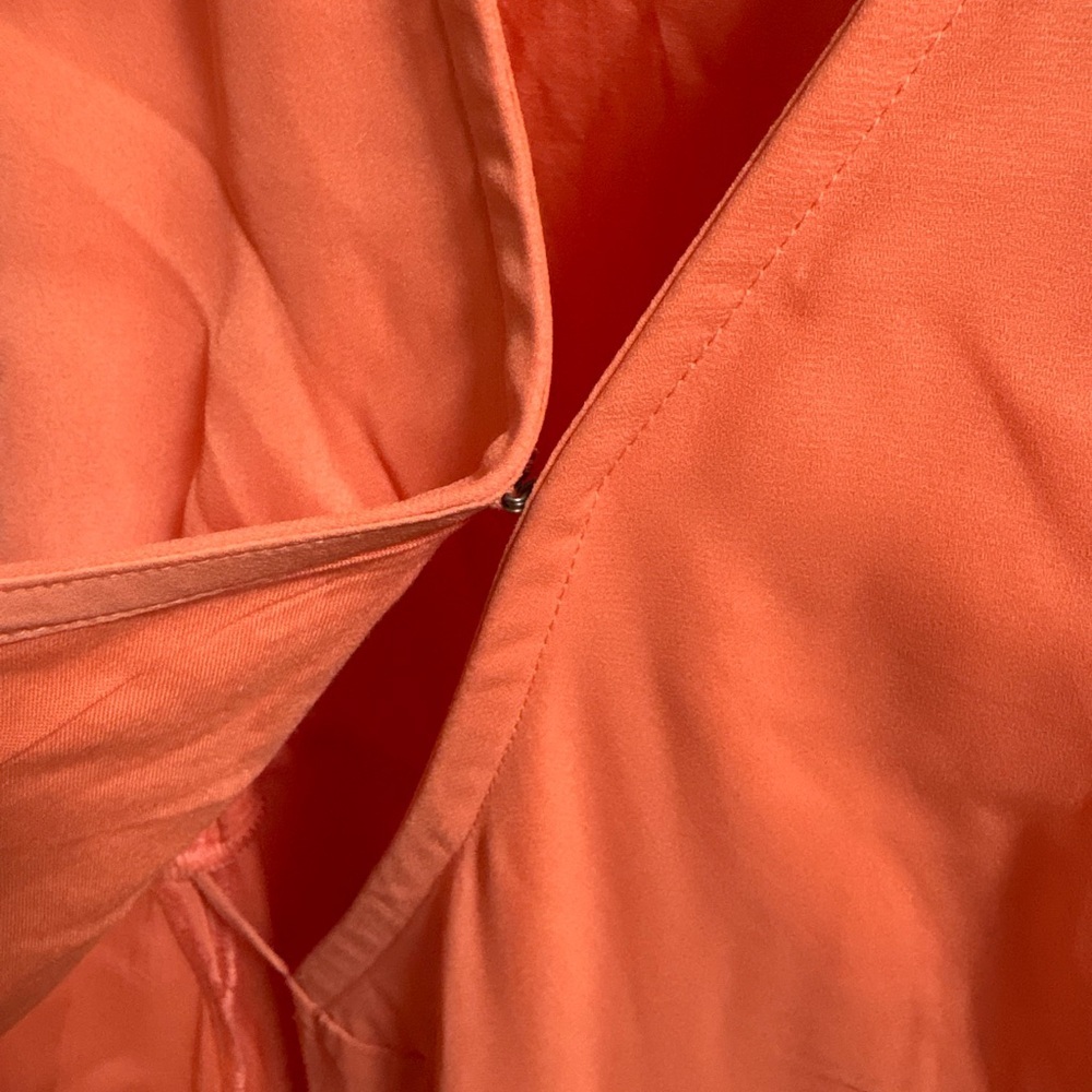 NWT Abercrombie & Fitch Coral Wrap Midi Dress Women’s Small Feminine - Picture 8 of 16